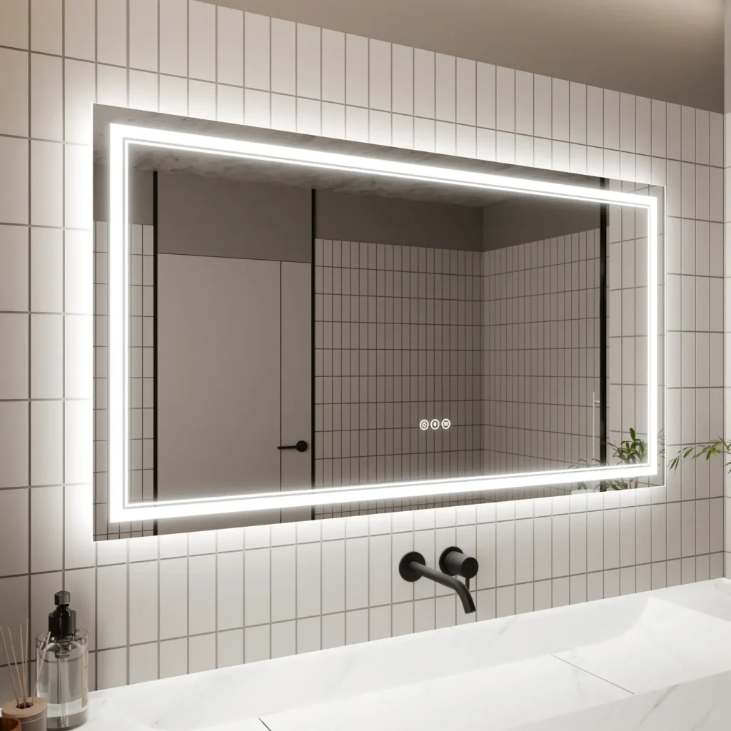 Backlit Bathroom Mirror