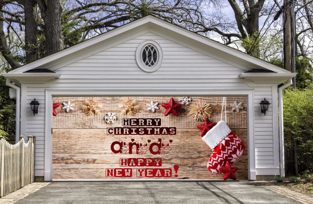 Garage Door Christmas Decorations​