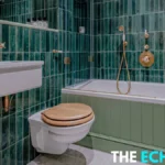 Green Tile Bathroom​