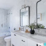 White Tile Bathroom​