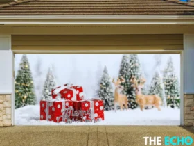 Garage Door Christmas Decorations​